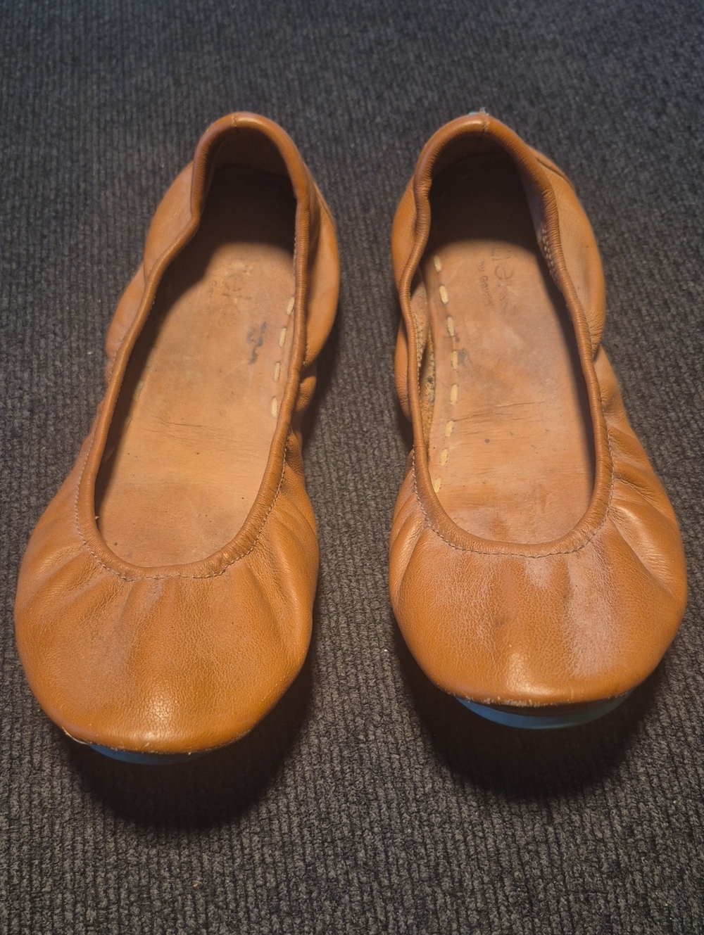 Tieks Ballet Flats in Cognac Leather